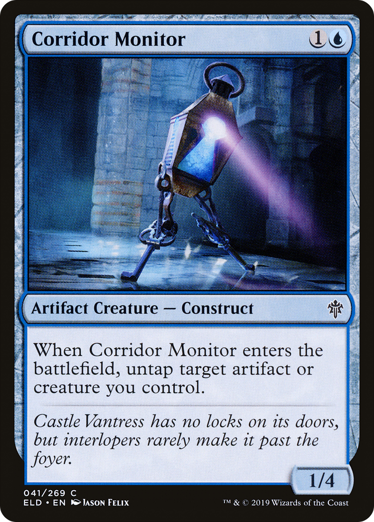 Corridor Monitor (ELD-041) - Throne of Eldraine Foil - Premium MTG Single from Wizards of the Coast - Just $0.08! Shop now at Game Crave Tournament Store