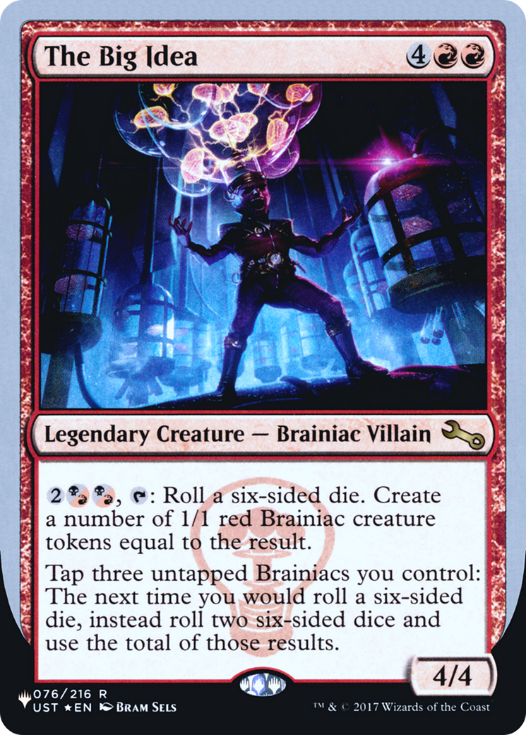 The Big Idea (UPLIST-026) - The List (Unfinity Foil Edition) Foil - Premium MTG Single from Wizards of the Coast - Just $0.08! Shop now at Game Crave Tournament Store