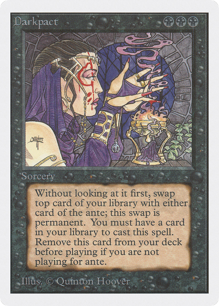 Darkpact (2ED-100) - Unlimited Edition - Premium MTG Single from Wizards of the Coast - Just $5.13! Shop now at Game Crave Tournament Store