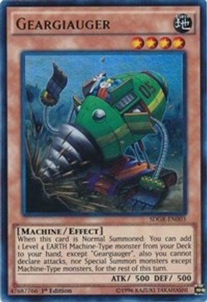 Geargiauger (SDGR-EN003) - Structure Deck: Geargia Rampage 1st Edition - Premium Yugioh Single from Konami - Just $0.25! Shop now at Game Crave Tournament Store