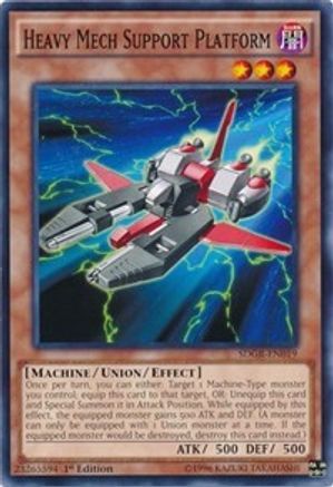 Heavy Mech Support Platform (SDGR-EN019) - Structure Deck: Geargia Rampage 1st Edition - Premium Yugioh Single from Konami - Just $0.25! Shop now at Game Crave Tournament Store