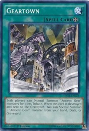 Geartown (SDGR-EN021) - Structure Deck: Geargia Rampage 1st Edition - Premium Yugioh Single from Konami - Just $0.30! Shop now at Game Crave Tournament Store