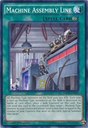 Machine Assembly Line (SDGR-EN023) - Structure Deck: Geargia Rampage 1st Edition - Premium Yugioh Single from Konami - Just $0.25! Shop now at Game Crave Tournament Store