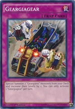 Geargiagear (SDGR-EN029) - Structure Deck: Geargia Rampage 1st Edition - Premium Yugioh Single from Konami - Just $0.27! Shop now at Game Crave Tournament Store