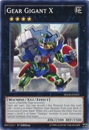 Gear Gigant X (SDGR-EN035) - Structure Deck: Geargia Rampage 1st Edition - Premium Yugioh Single from Konami - Just $0.30! Shop now at Game Crave Tournament Store
