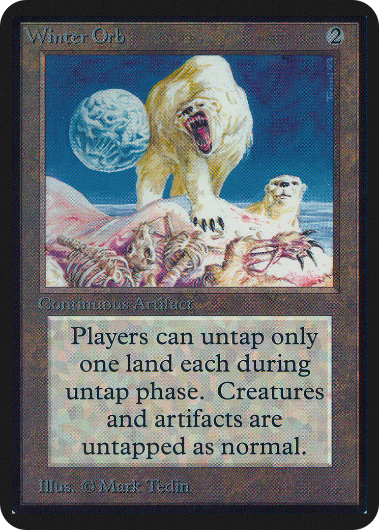 Winter Orb (LEA-275) - Limited Edition Alpha - Premium MTG Single from Wizards of the Coast - Just $0! Shop now at Game Crave Tournament Store