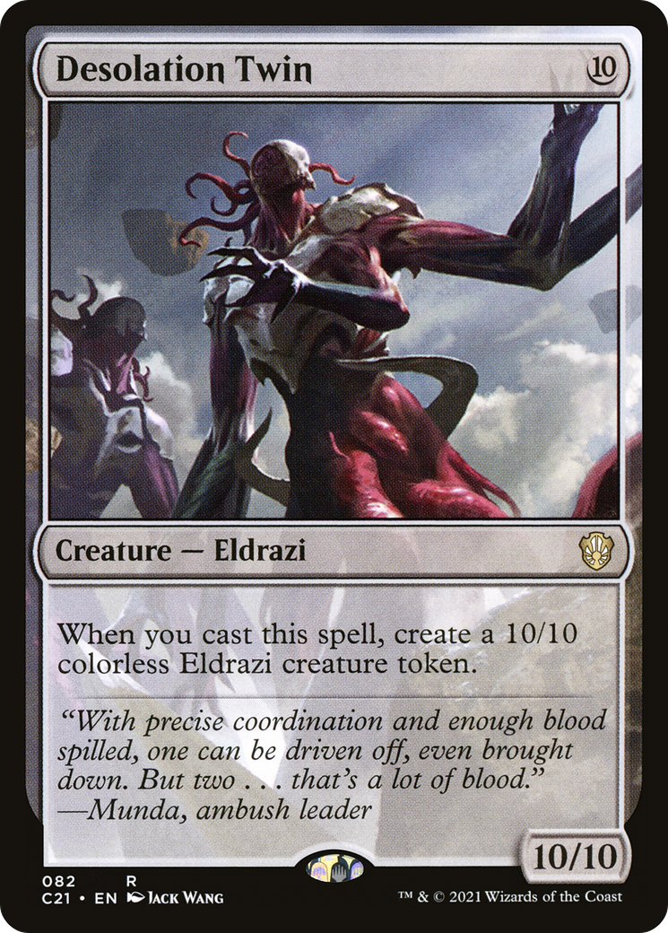 Desolation Twin (C21-082) - Commander 2021 - Premium MTG Single from Wizards of the Coast - Just $0.20! Shop now at Game Crave Tournament Store