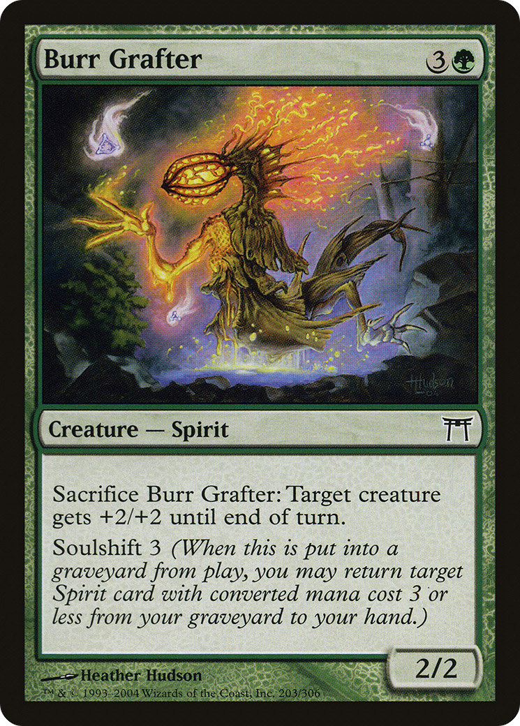 Burr Grafter (CHK-203) - Champions of Kamigawa Foil - Premium MTG Single from Wizards of the Coast - Just $0.25! Shop now at Game Crave Tournament Store