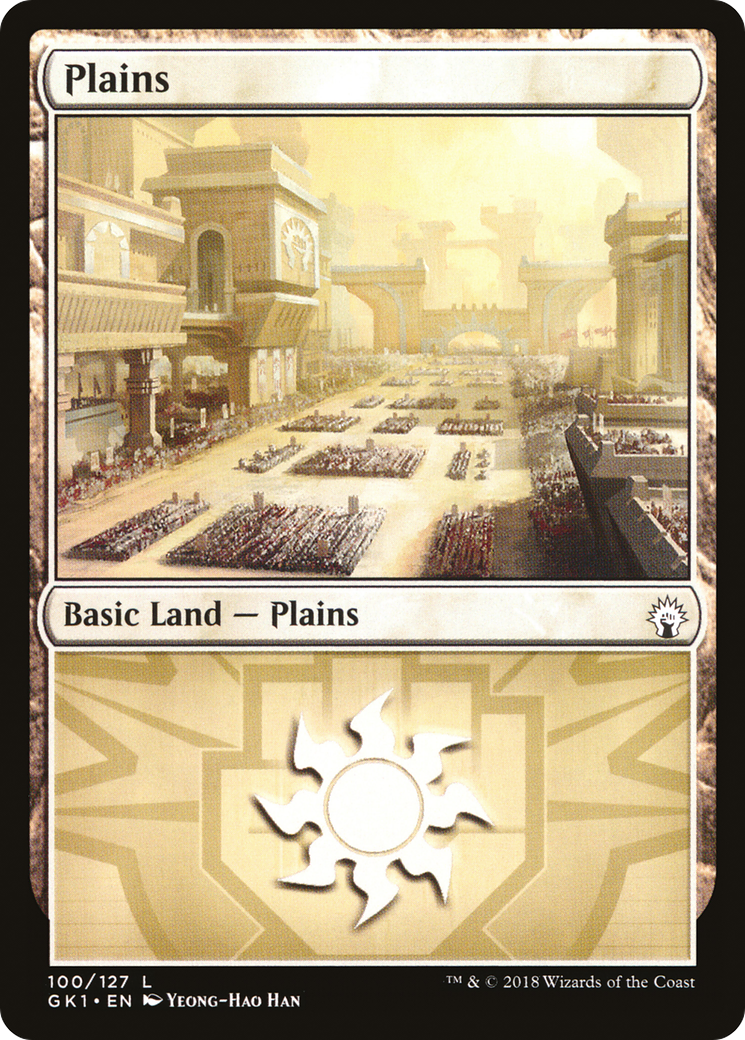 Plains (GK1-100) - GRN Guild Kit - Premium MTG Single from Wizards of the Coast - Just $0.33! Shop now at Game Crave Tournament Store