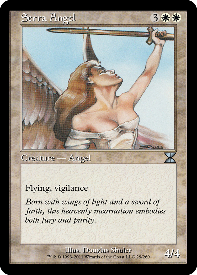 Serra Angel (ME4-025) - Masters Edition IV Foil - Premium MTG Single from Wizards of the Coast - Just $0! Shop now at Game Crave Tournament Store