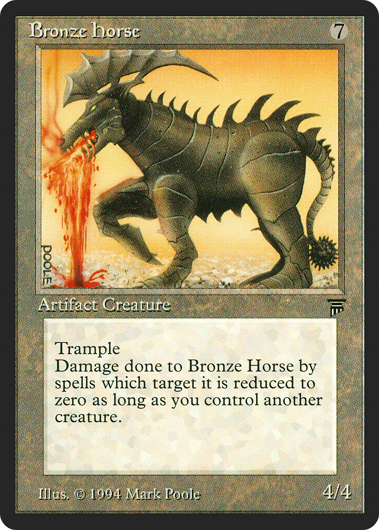 Bronze Horse (LEG-276) - Legends - Premium MTG Single from Wizards of the Coast - Just $3.36! Shop now at Game Crave Tournament Store