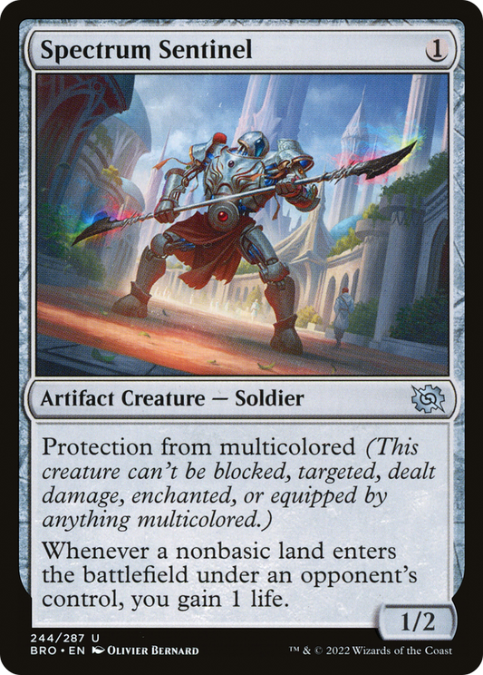 Spectrum Sentinel (BRO-244) - The Brothers' War - Premium MTG Single from Wizards of the Coast - Just $0.08! Shop now at Game Crave Tournament Store