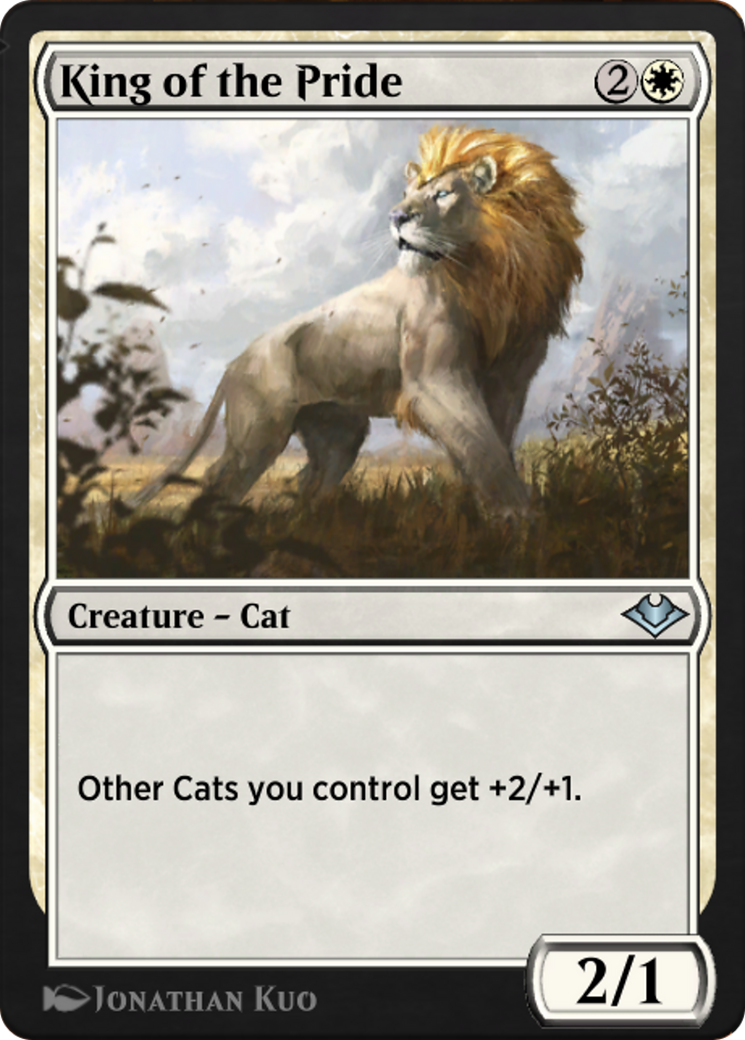King of the Pride (J21-099) - Jumpstart: Historic Horizons - Premium MTG Single from Wizards of the Coast - Just $0! Shop now at Game Crave Tournament Store