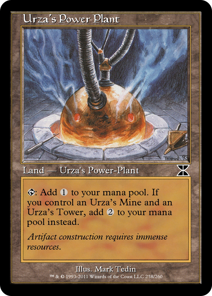 Urza's Power Plant (ME4-258D) - Masters Edition IV - Premium MTG Single from Wizards of the Coast - Just $0! Shop now at Game Crave Tournament Store