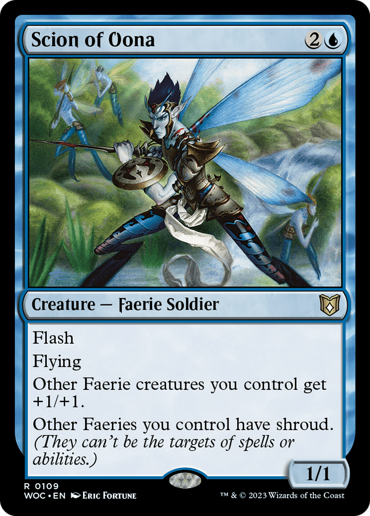 Scion of Oona (WOC-109) - Wilds of Eldraine Commander - Premium MTG Single from Wizards of the Coast - Just $0.85! Shop now at Game Crave Tournament Store