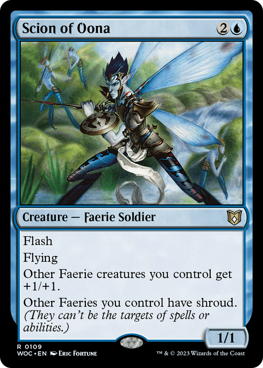 Scion of Oona (WOC-109) - Wilds of Eldraine Commander - Premium MTG Single from Wizards of the Coast - Just $0.85! Shop now at Game Crave Tournament Store