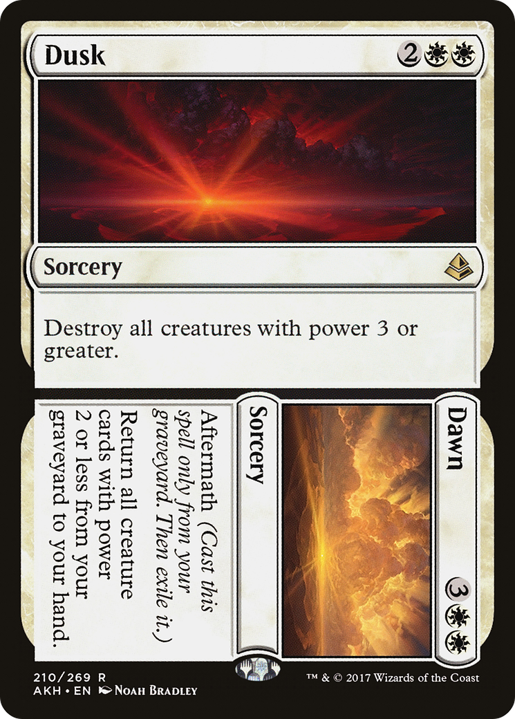 Dusk // Dawn (AKH-210) - Amonkhet Foil - Premium MTG Single from Wizards of the Coast - Just $0.91! Shop now at Game Crave Tournament Store