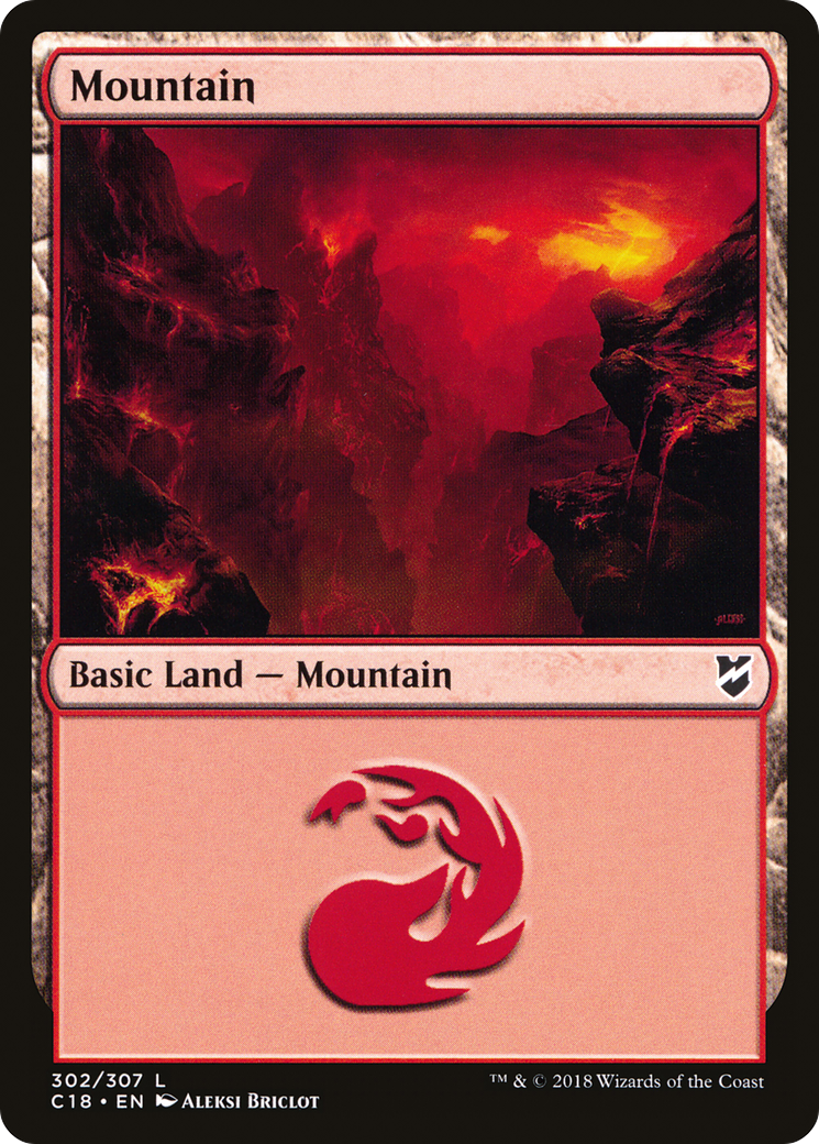 Mountain (C18-302) - Commander 2018 - Premium MTG Single from Wizards of the Coast - Just $0.08! Shop now at Game Crave Tournament Store