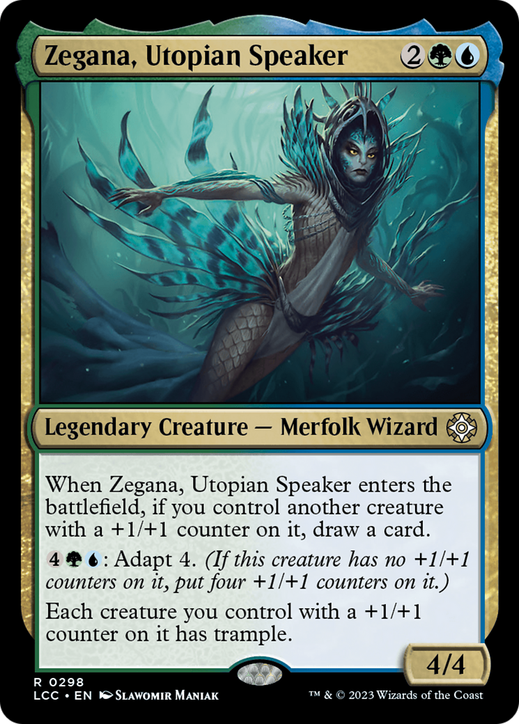 Zegana, Utopian Speaker (LCC-298) - The Lost Caverns of Ixalan Commander - Premium MTG Single from Wizards of the Coast - Just $0.08! Shop now at Game Crave Tournament Store