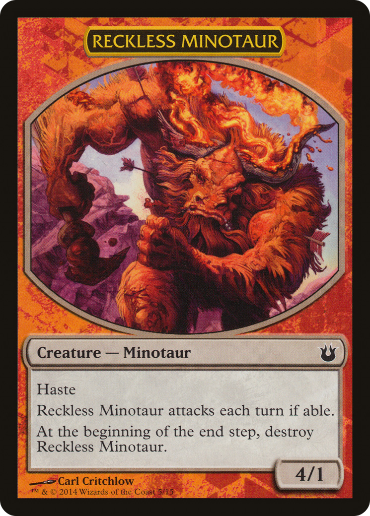 Reckless Minotaur (TBTH-005) - Battle the Horde - Premium MTG Single from Wizards of the Coast - Just $0.12! Shop now at Game Crave Tournament Store