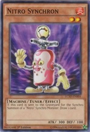 Nitro Synchron (LC5D-EN004) - Legendary Collection 5D's 1st Edition - Premium Yugioh Single from Konami - Just $0.46! Shop now at Game Crave Tournament Store