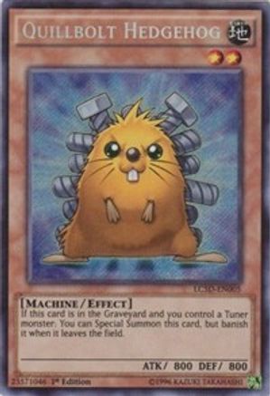 Quillbolt Hedgehog (LC5D-EN005) - Legendary Collection 5D's 1st Edition - Premium Yugioh Single from Konami - Just $1.55! Shop now at Game Crave Tournament Store