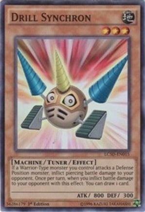 Drill Synchron (LC5D-EN015) - Legendary Collection 5D's 1st Edition - Premium Yugioh Single from Konami - Just $0.27! Shop now at Game Crave Tournament Store