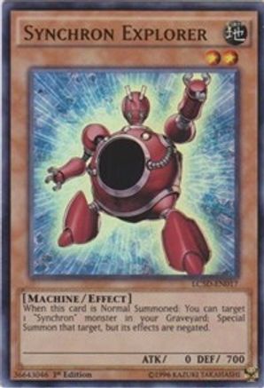 Synchron Explorer (LC5D-EN017) - Legendary Collection 5D's 1st Edition - Premium Yugioh Single from Konami - Just $0.85! Shop now at Game Crave Tournament Store