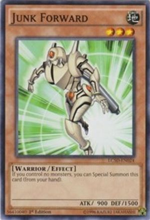 Junk Forward (LC5D-EN024) - Legendary Collection 5D's 1st Edition - Premium Yugioh Single from Konami - Just $0.38! Shop now at Game Crave Tournament Store