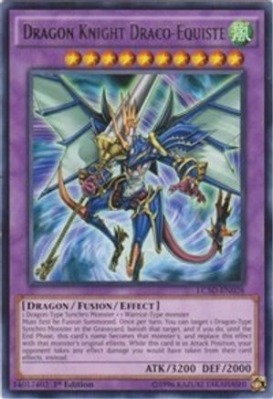 Dragon Knight Draco-Equiste (LC5D-EN028) - Legendary Collection 5D's 1st Edition - Premium Yugioh Single from Konami - Just $0.51! Shop now at Game Crave Tournament Store