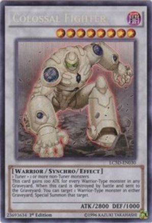 Colossal Fighter (LC5D-EN030) - Legendary Collection 5D's 1st Edition - Premium Yugioh Single from Konami - Just $6.28! Shop now at Game Crave Tournament Store