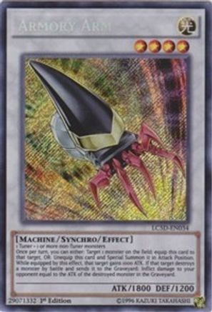 Armory Arm (LC5D-EN034) - Legendary Collection 5D's 1st Edition - Premium Yugioh Single from Konami - Just $5.94! Shop now at Game Crave Tournament Store