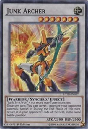 Junk Archer (LC5D-EN037) - Legendary Collection 5D's 1st Edition - Premium Yugioh Single from Konami - Just $0.70! Shop now at Game Crave Tournament Store
