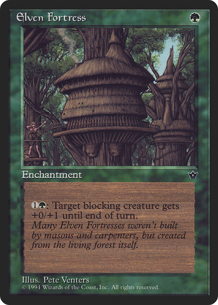 Elven Fortress (FEM-65A) - Fallen Empires - Premium MTG Single from Wizards of the Coast - Just $0.08! Shop now at Game Crave Tournament Store