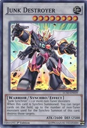 Junk Destroyer (LC5D-EN039) - Legendary Collection 5D's 1st Edition - Premium Yugioh Single from Konami - Just $0.65! Shop now at Game Crave Tournament Store