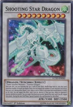 Shooting Star Dragon (LC5D-EN040) - Legendary Collection 5D's 1st Edition - Premium Yugioh Single from Konami - Just $1.46! Shop now at Game Crave Tournament Store