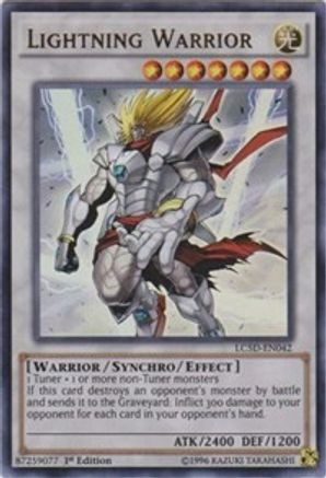 Lightning Warrior (LC5D-EN042) - Legendary Collection 5D's 1st Edition - Premium Yugioh Single from Konami - Just $0.51! Shop now at Game Crave Tournament Store