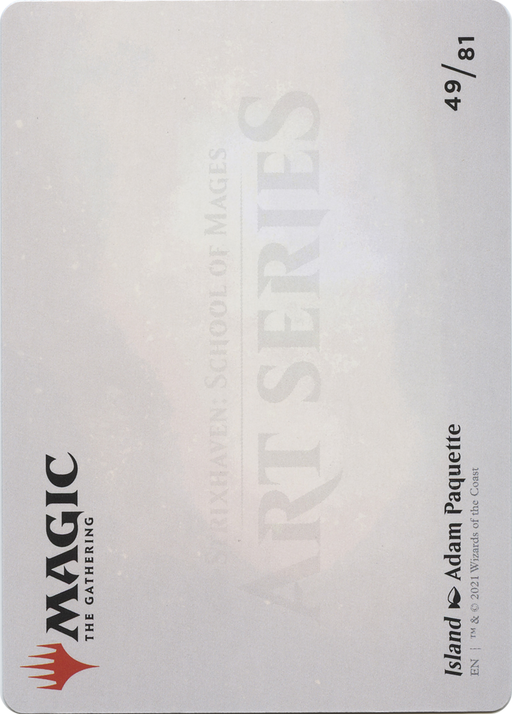 Island // Island (ASTX-049) - Strixhaven Art Series (Borderless) Foil - Premium MTG Single from Wizards of the Coast - Just $0! Shop now at Game Crave Tournament Store