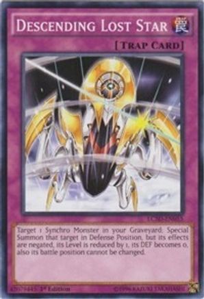 Descending Lost Star (LC5D-EN055) - Legendary Collection 5D's 1st Edition - Premium Yugioh Single from Konami - Just $0.25! Shop now at Game Crave Tournament Store