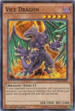 Vice Dragon (LC5D-EN059) - Legendary Collection 5D's 1st Edition - Premium Yugioh Single from Konami - Just $0.25! Shop now at Game Crave Tournament Store