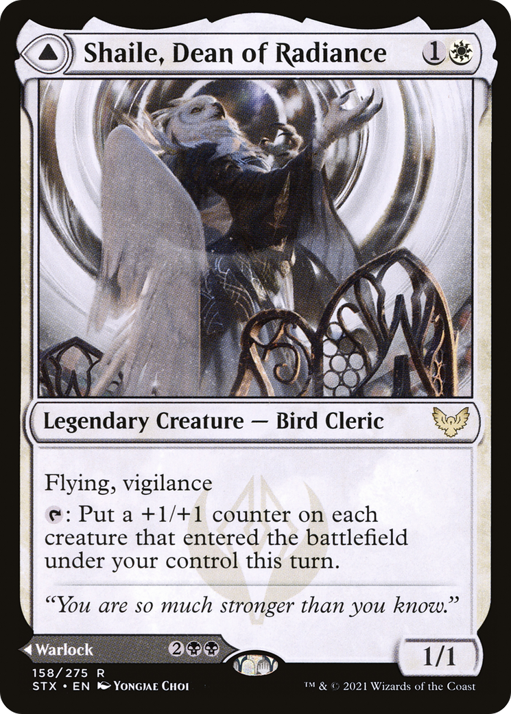 Shaile, Dean of Radiance // Embrose, Dean of Shadow (STX-158) - Strixhaven: School of Mages - Premium MTG Single from Wizards of the Coast - Just $0.25! Shop now at Game Crave Tournament Store