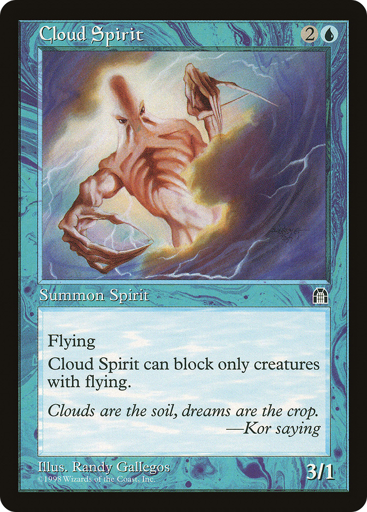 Cloud Spirit (STH-026) - Stronghold - Premium MTG Single from Wizards of the Coast - Just $0.08! Shop now at Game Crave Tournament Store