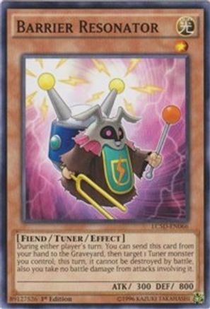 Barrier Resonator (LC5D-EN066) - Legendary Collection 5D's 1st Edition - Premium Yugioh Single from Konami - Just $0.26! Shop now at Game Crave Tournament Store