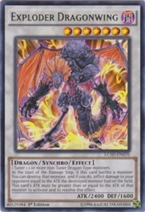 Exploder Dragonwing (LC5D-EN070) - Legendary Collection 5D's 1st Edition - Premium Yugioh Single from Konami - Just $3.80! Shop now at Game Crave Tournament Store