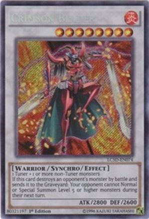 Crimson Blader (LC5D-EN074) - Legendary Collection 5D's 1st Edition - Premium Yugioh Single from Konami - Just $2.16! Shop now at Game Crave Tournament Store