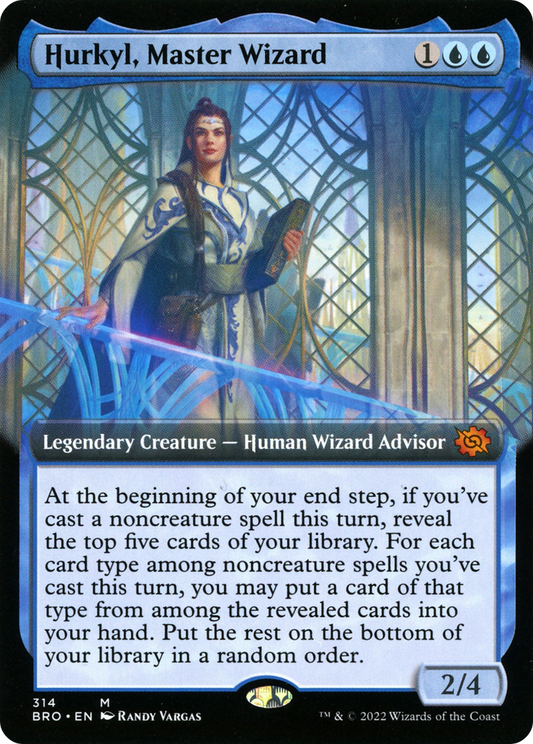 Hurkyl, Master Wizard (BRO-314) - The Brothers' War: (Extended Art) Foil - Premium MTG Single from Wizards of the Coast - Just $0.36! Shop now at Game Crave Tournament Store