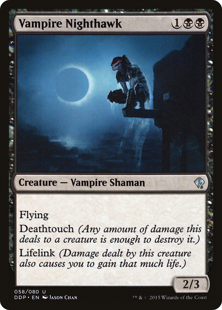 Vampire Nighthawk (DDP-058) - Duel Decks: Zendikar vs. Eldrazi - Premium MTG Single from Wizards of the Coast - Just $0.08! Shop now at Game Crave Tournament Store