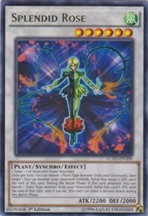 Splendid Rose (LC5D-EN100) - Legendary Collection 5D's 1st Edition - Premium Yugioh Single from Konami - Just $0.42! Shop now at Game Crave Tournament Store