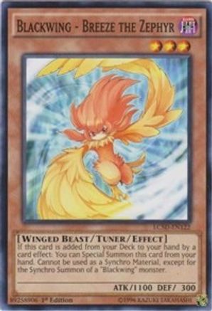 Blackwing - Breeze the Zephyr (LC5D-EN122) - Legendary Collection 5D's 1st Edition - Premium Yugioh Single from Konami - Just $0.18! Shop now at Game Crave Tournament Store