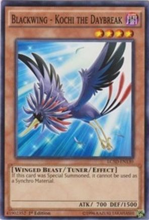 Blackwing - Kochi the Daybreak (LC5D-EN130) - Legendary Collection 5D's 1st Edition - Premium Yugioh Single from Konami - Just $0.35! Shop now at Game Crave Tournament Store